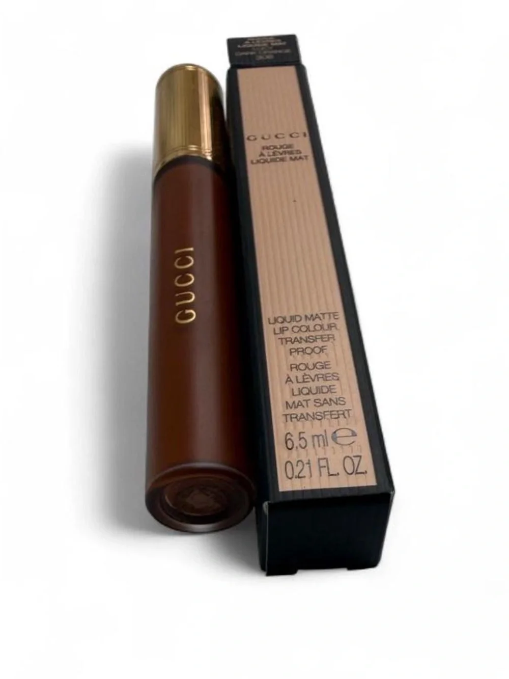 Gucci liquid matte lip- Lucy Dark Orange - NIB